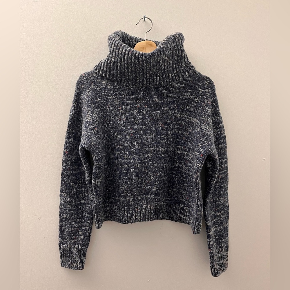LOFT Purple Turtleneck